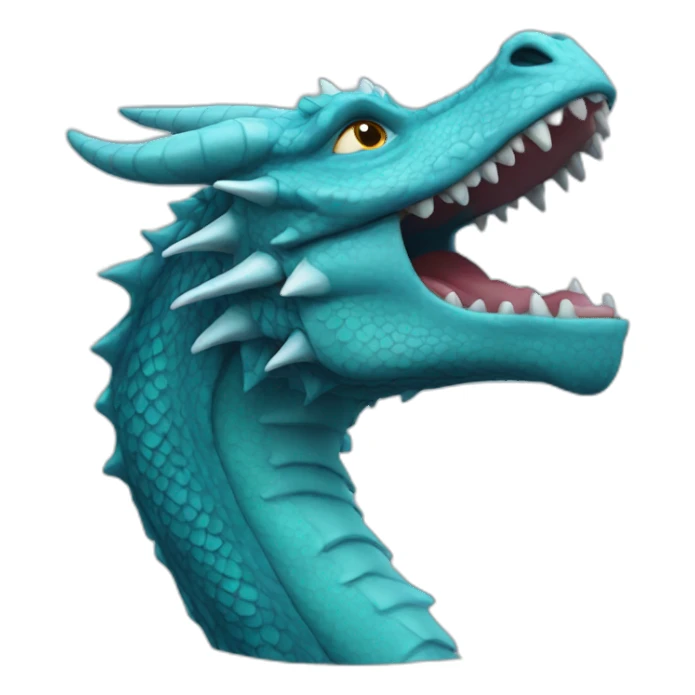 Dragon blue sticker