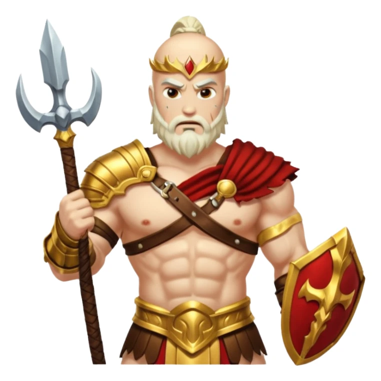 fight between Zeus and kratos  sticker