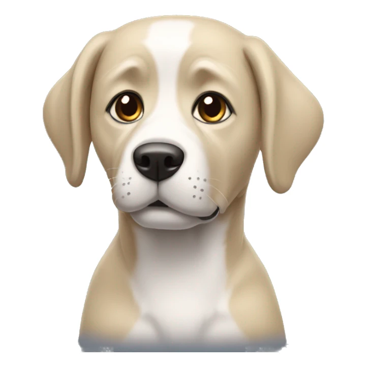 Chat mélanger à un chien sticker