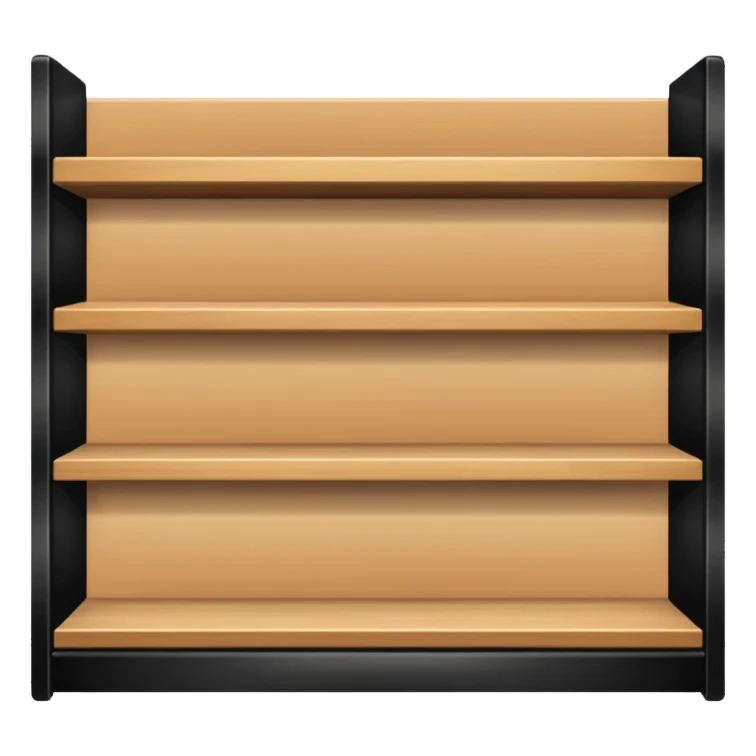 Empty shelf supermarket sticker