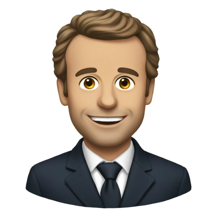 Emanuel macron emoji sticker