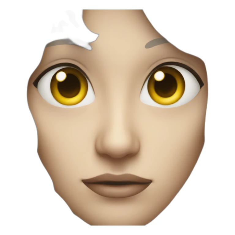 mysterious gaze sticker