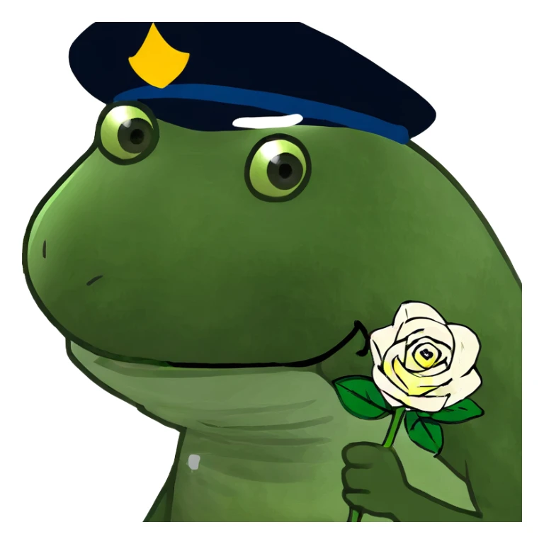 White kisses sticker