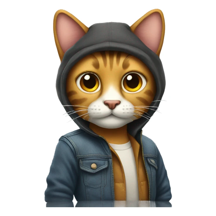 Cool cat sticker
