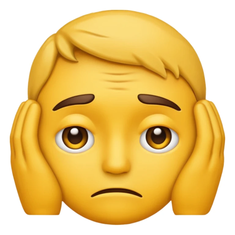 stress emoji sticker