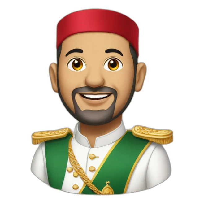Mohammed VI sticker
