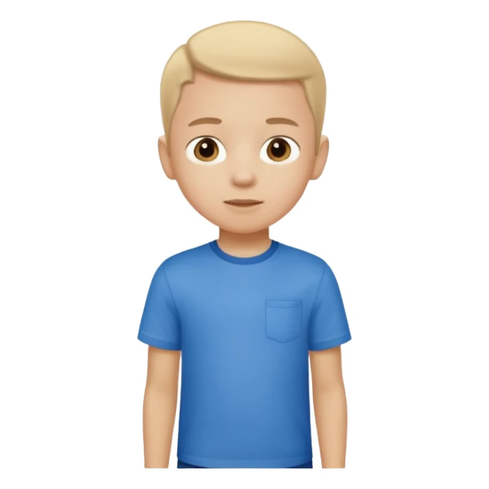 Child 8 year old standing  sticker