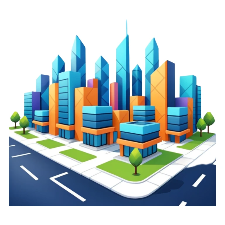 futuristic neighborhood sticker