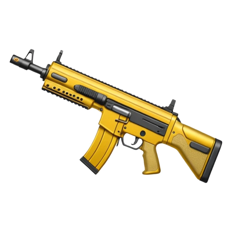scar L gun yellow  sticker