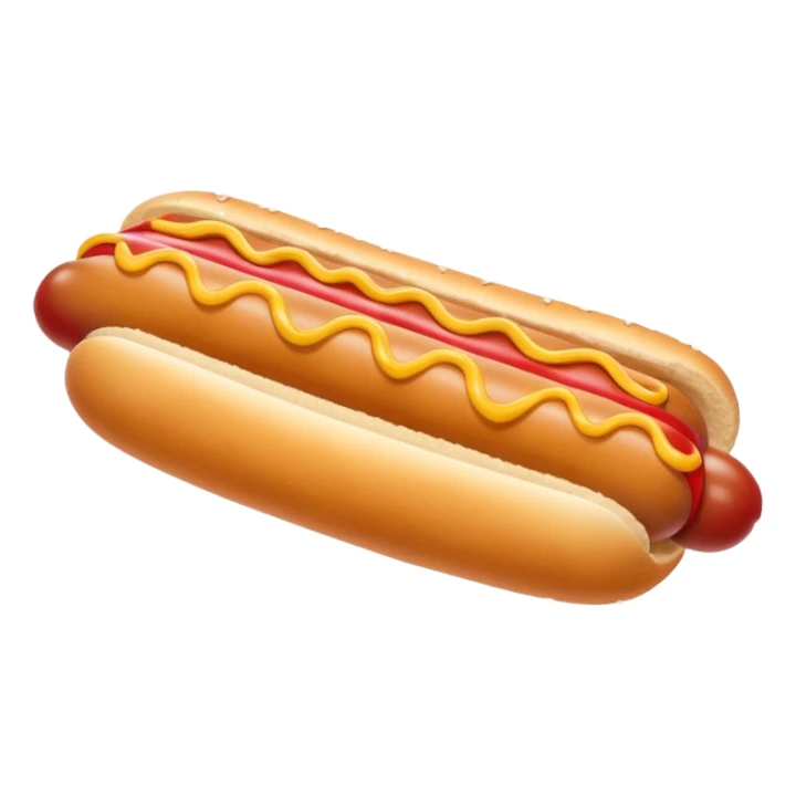 hot dog wearing a red cape sticker