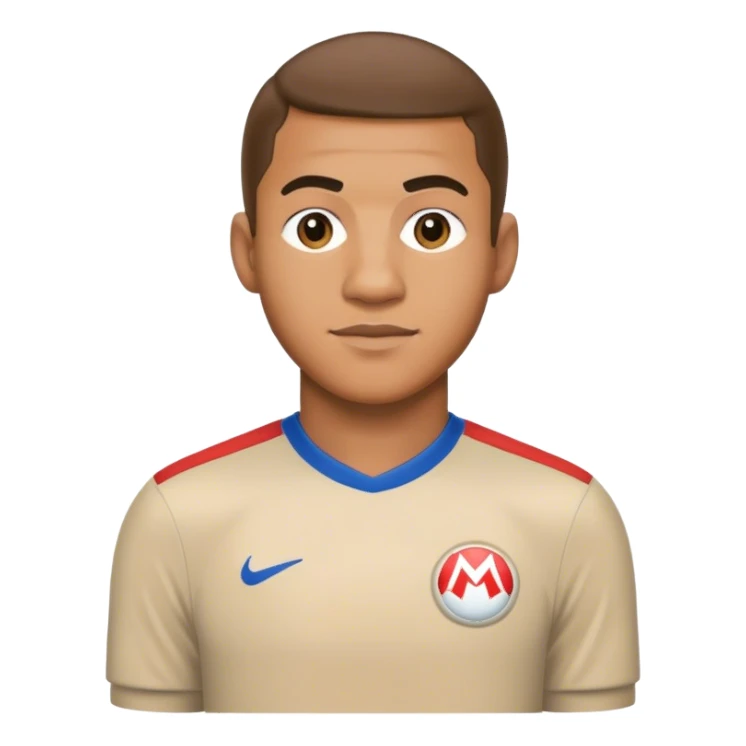 Mario mixed with mbappe sticker