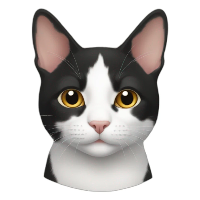 black-Japanese-bobtail sticker