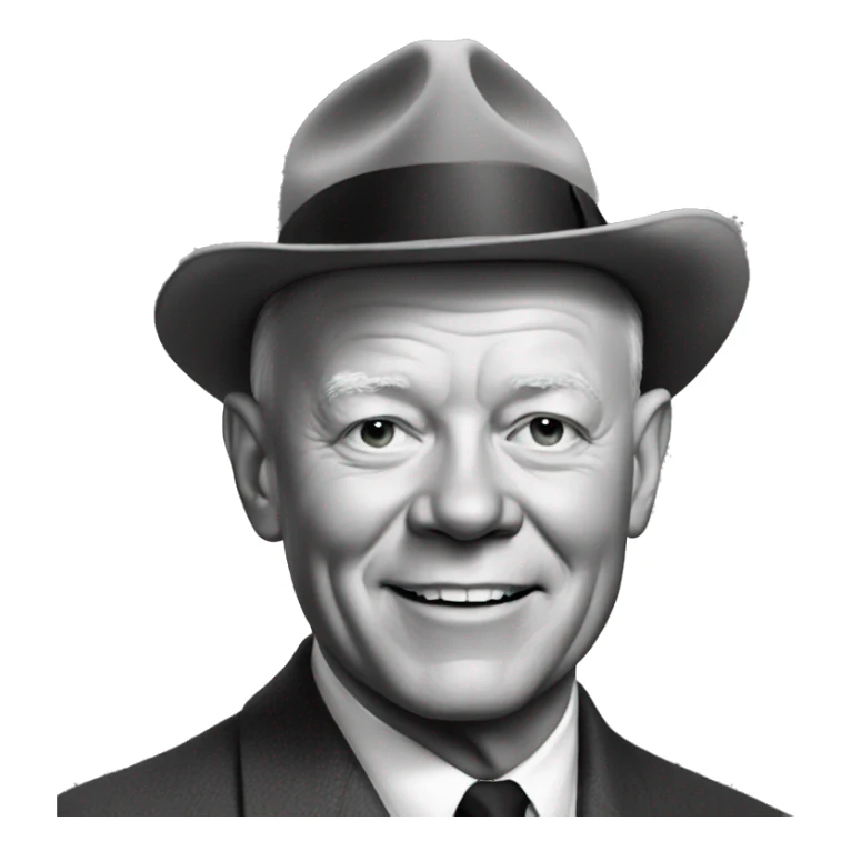 Dwight Eisenhower but homosexual sticker