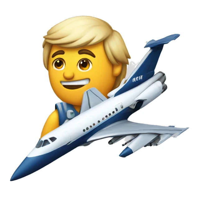 Jet with a si that says "nooooooo" sticker