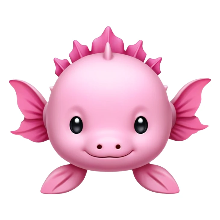 pink cute axolotl sanrio sticker
