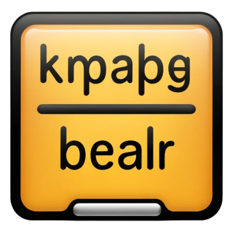 BAR надпись черным цветом sticker