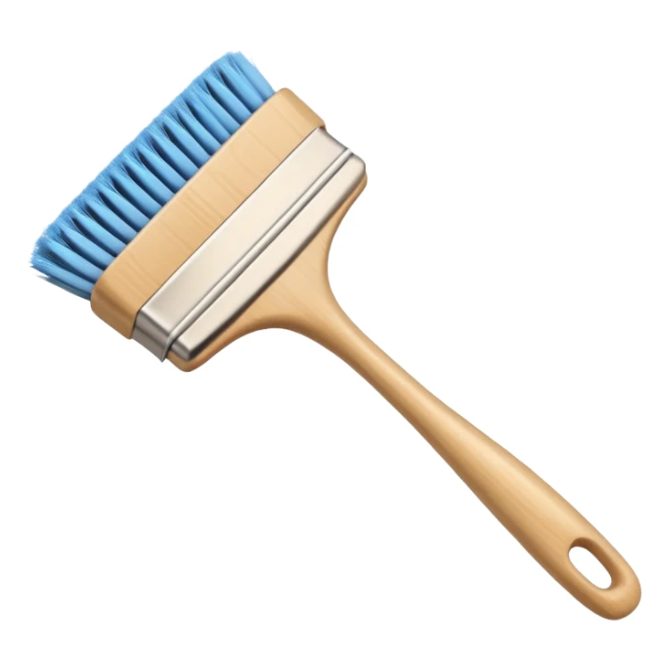cleaning brush emoji 3D sticker