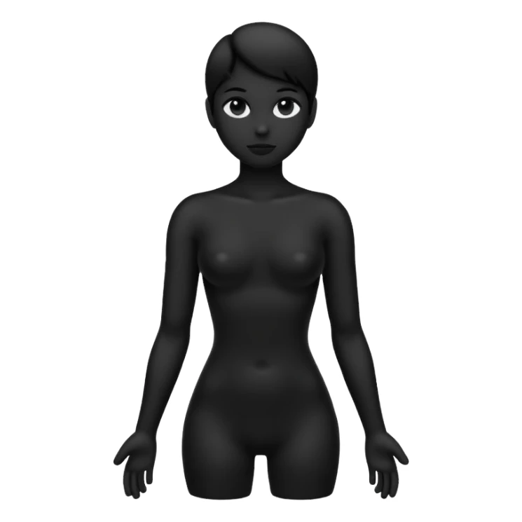 body-silhouette sticker