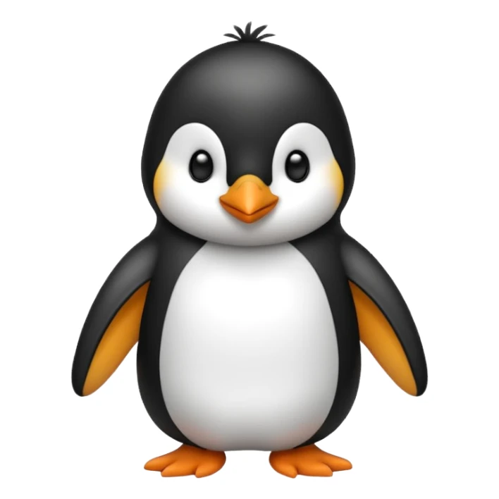 Pinguino con ropa de dormir sticker
