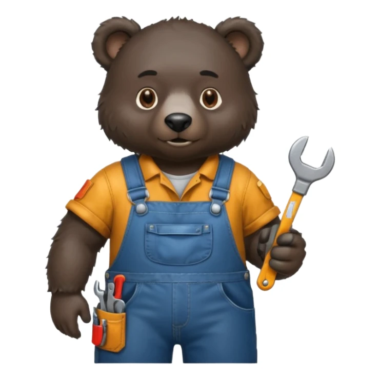 black bear mechanic sticker
