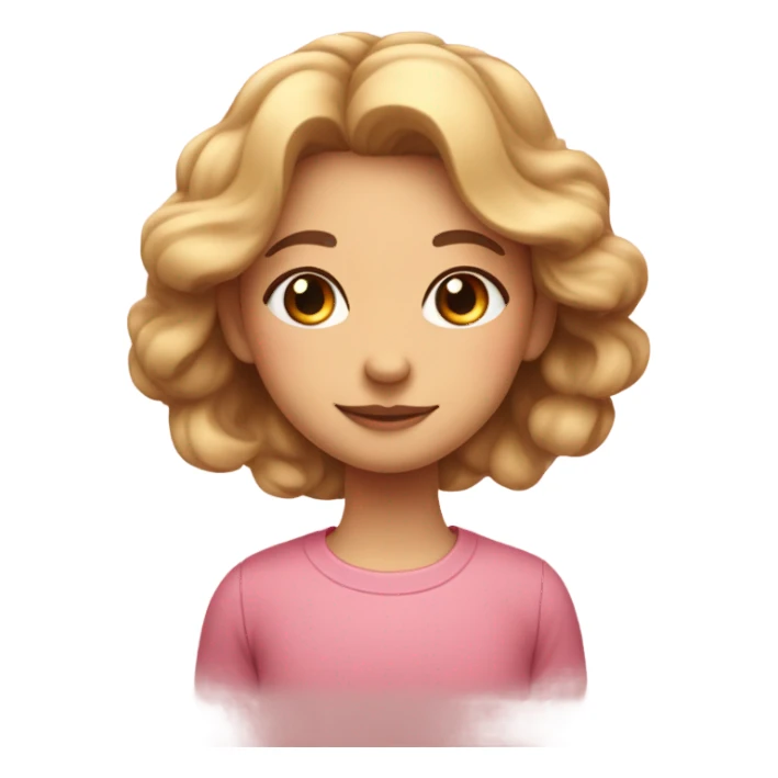 blushing with heart eyes sticker