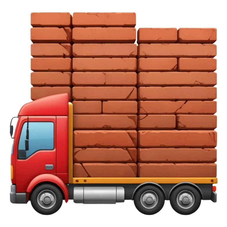 A truckload of bricks sticker