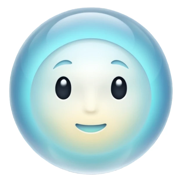 Ghost Light – Floating orb of pale light. sticker