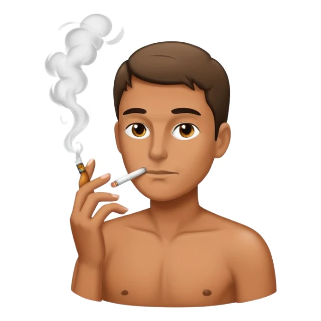 sorayama smoking sticker