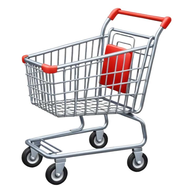 shopping cart sticker