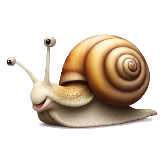 a snail that expresses love sticker