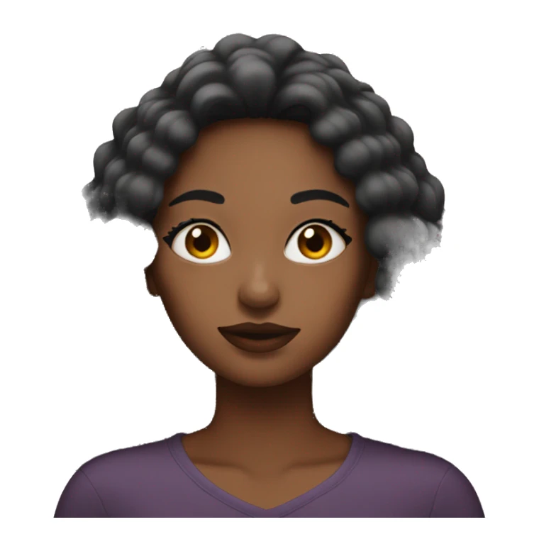 Women who makes her make up sticker