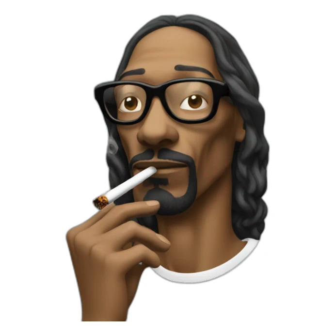 Snoop dogg smoking sticker