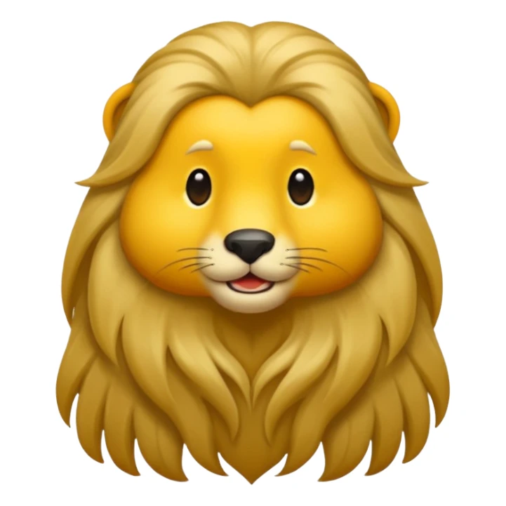 long haired animal sticker