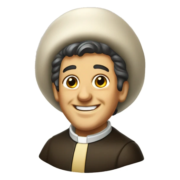 saint Giovanni Bosco smiling sticker
