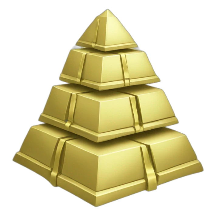 money pyramid sticker