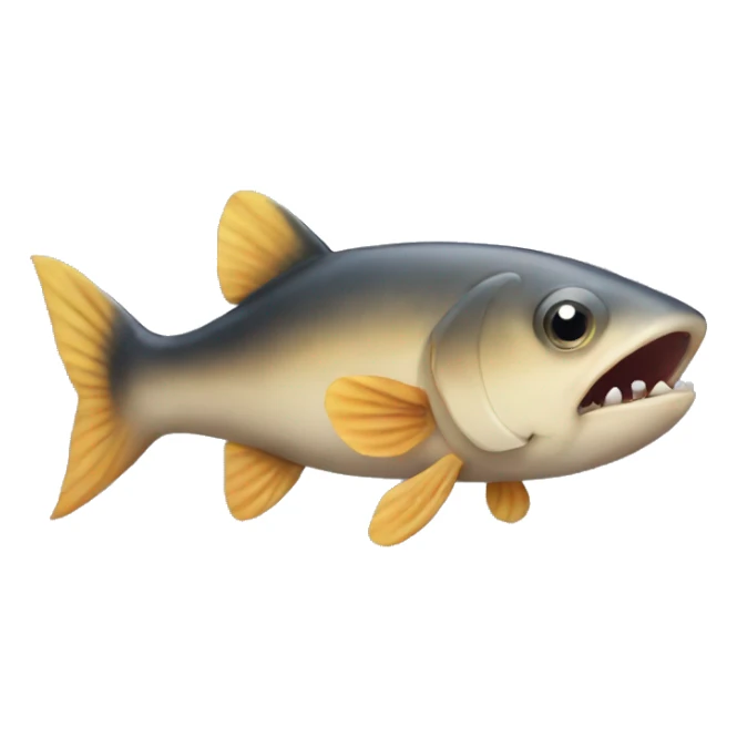 Dog fish sticker