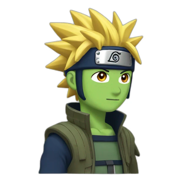 naruto en mode baryon sticker