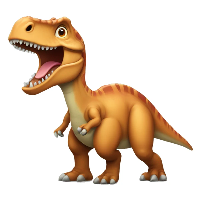 dinosaur cartoon sticker
