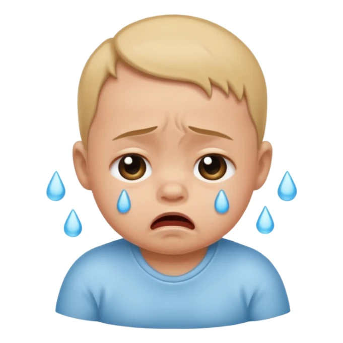 baby cry sticker