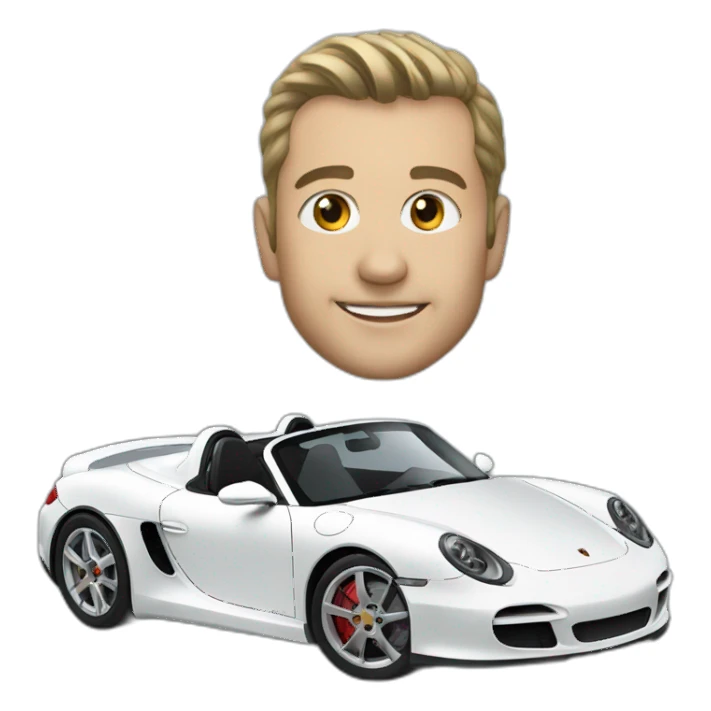 Porsche spyder sticker