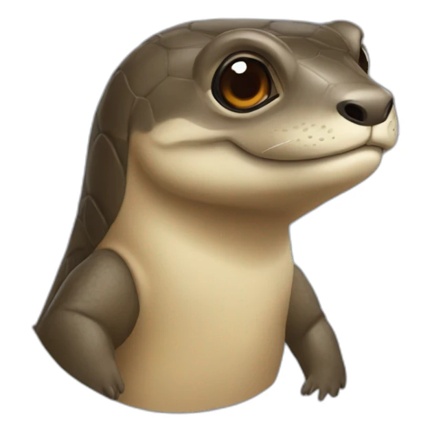 Tortue loutre sticker