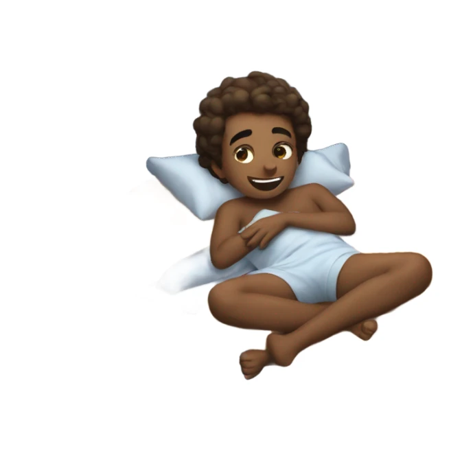Boy slumber party sticker