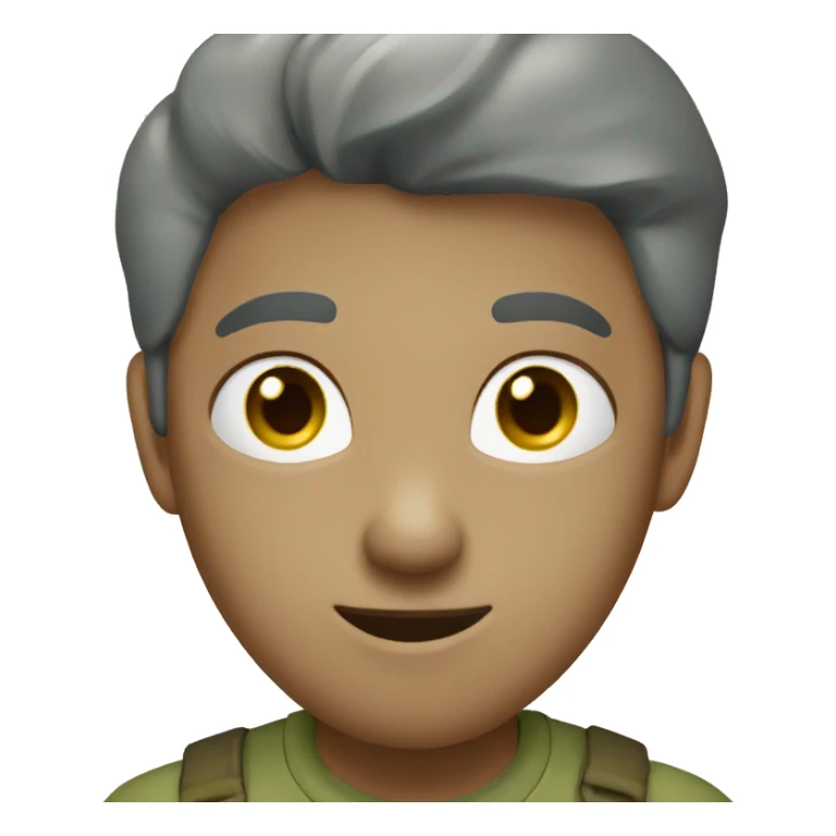 olive-gray-heart sticker