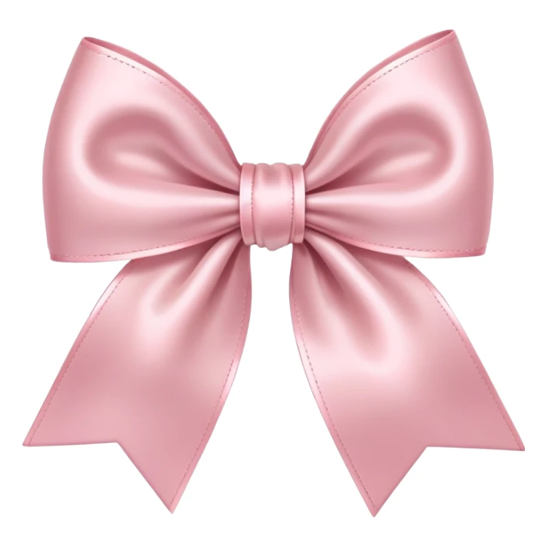 Cute soft pink bow  sticker