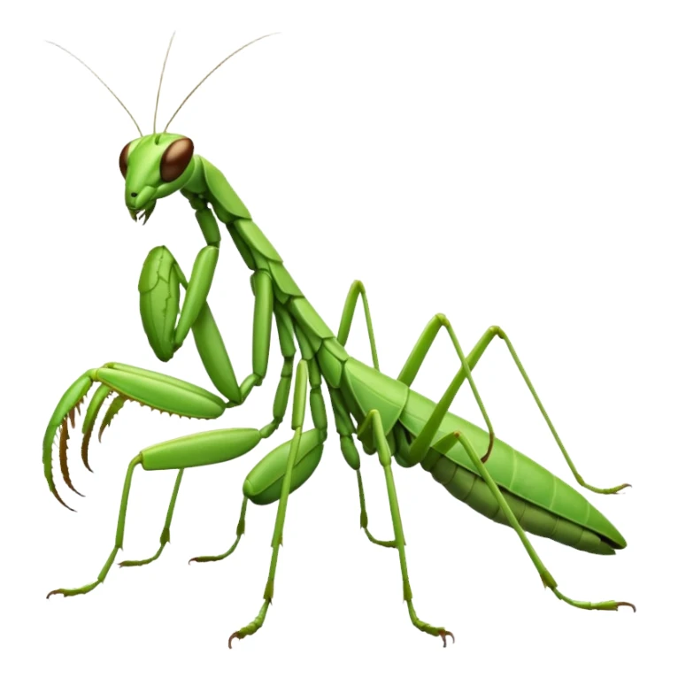 Praying mantis emoji sticker