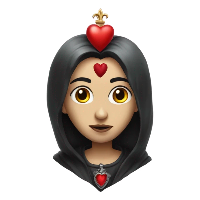 obscure gothic sacred heart sticker
