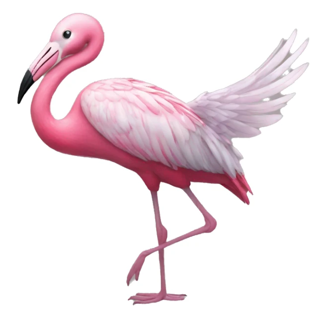flammant rose fée sticker