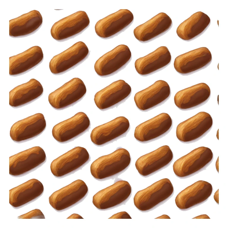 A churro dipped in chocolate  sticker