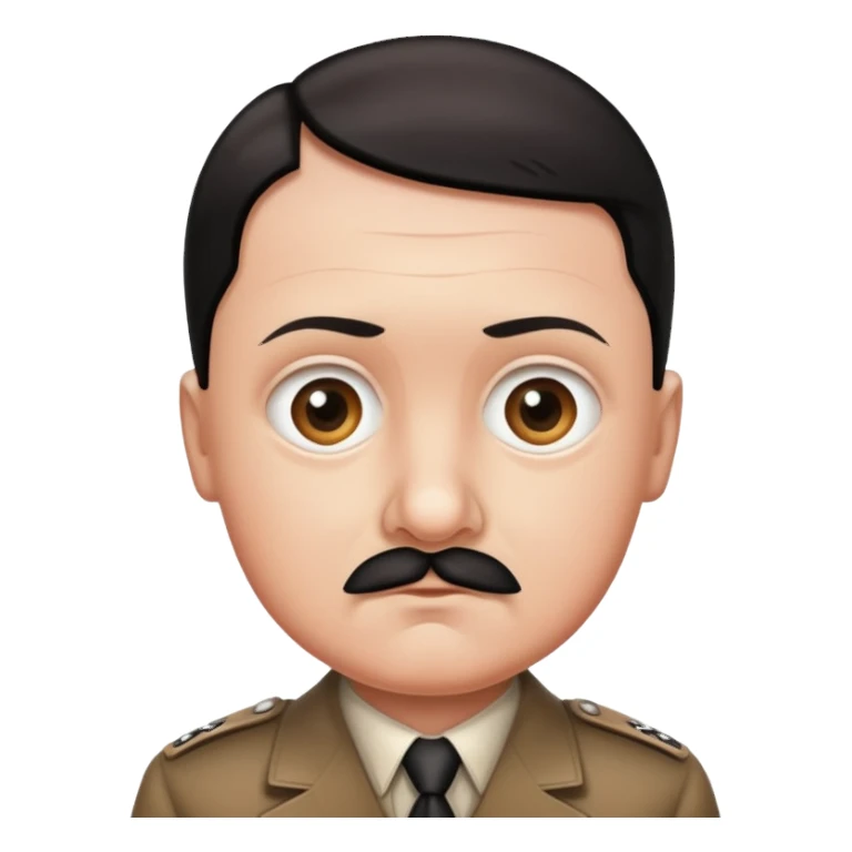 Hitler babyface sticker