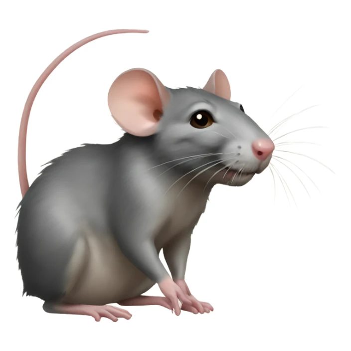 Rat painting sticker